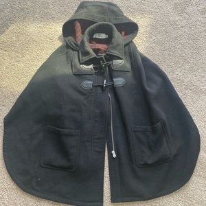 Coach Black Duffle Cape XS/S